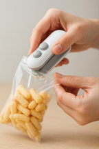 🔥 SealPro 2 en 1 – Mini Sellador y Cortador Recargable