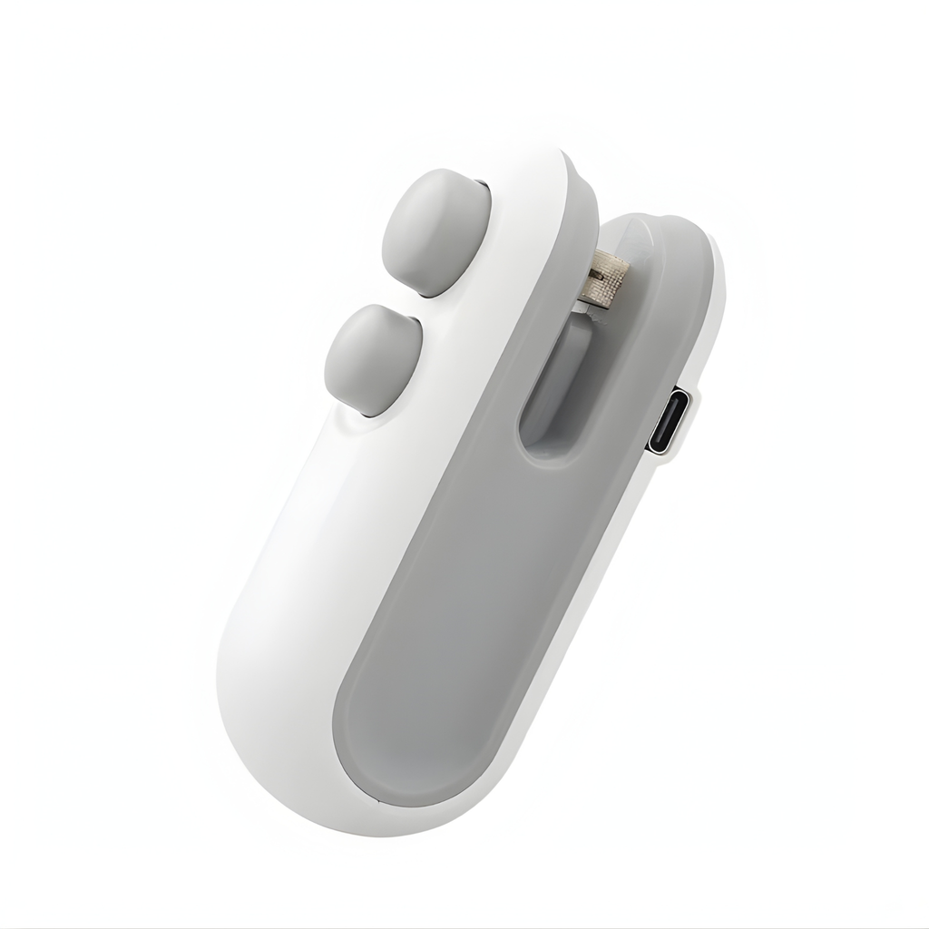 🔥 SealPro 2 en 1 – Mini Sellador y Cortador Recargable